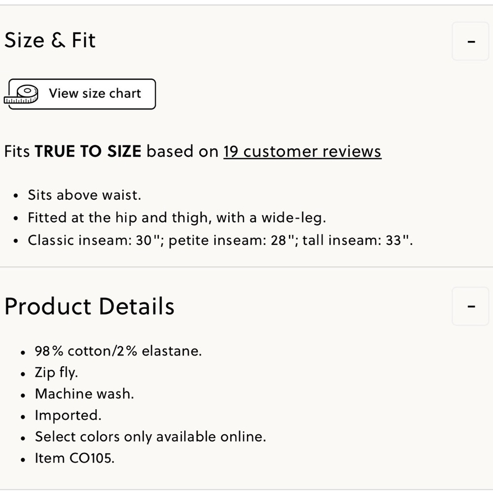 J. Crew Women's Lizzie patch pocket wide leg Corduroy Pants size 27 Tall 33” - Picture 5 of 7